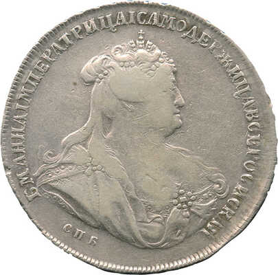 1 рубль 1739 года, СПб